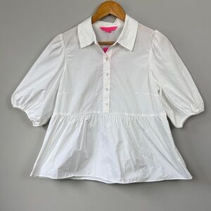 Lilly Pulitzer Crissa Short Sleeve Top. Size M.